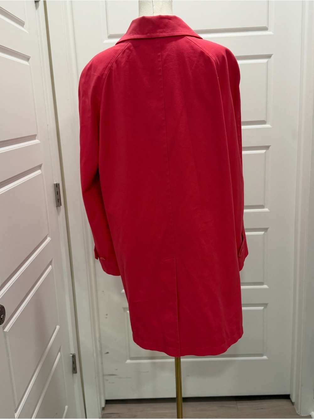 Talbots Vibrant Pink All-Weather Trench Coat - Picture 2 of 14